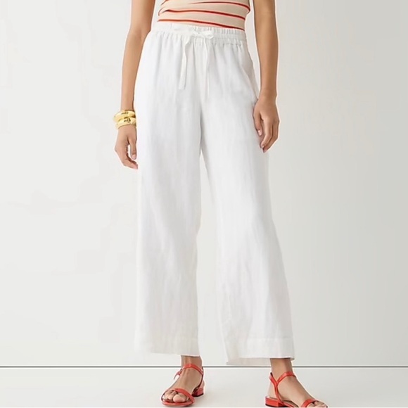 J. Crew Pants - J Crew NWT white wide leg slacks